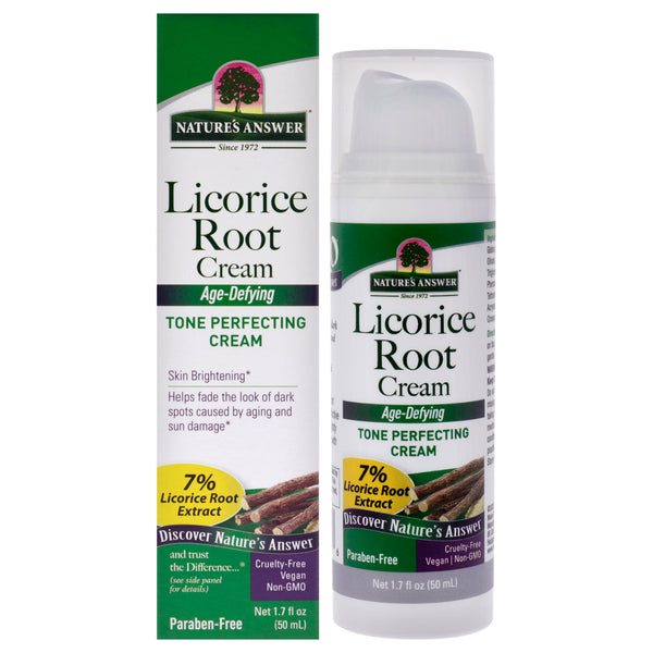 Natures Answer Licorice Root Cream by Natures Answer for Unisex - 1.7 oz Cream