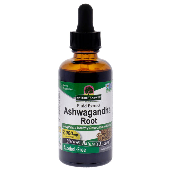 Natures Answer Ashwagandha Root AF - 2000mg by Natures Answer for Unisex - 2 oz Dietary Supplement