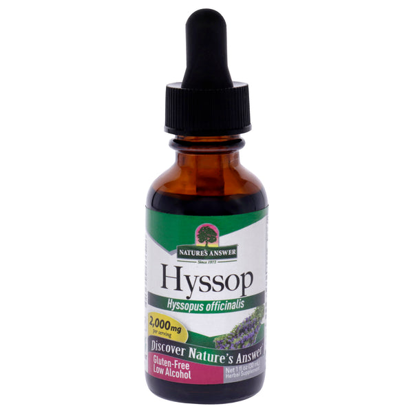 Natures Answer Hyssop - 2000mg by Natures Answer for Unisex - 1 oz Dietary Supplement