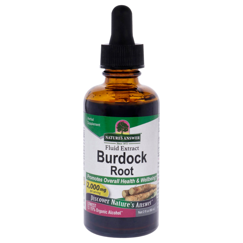 Natures Answer Burdock Root - 2000mg by Natures Answer for Unisex - 2 oz Dietary Supplement