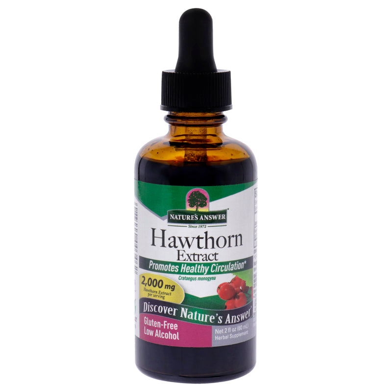 Natures Answer Hawtorn Extract - 2000mg by Natures Answer for Unisex - 2 oz Dietary Supplement