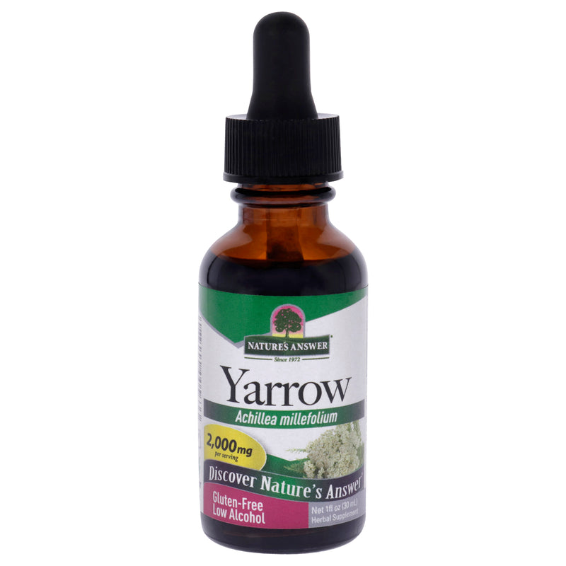 Natures Answer Yarrow Flowers - 2000mg by Natures Answer for Unisex - 1 oz Dietary Supplement