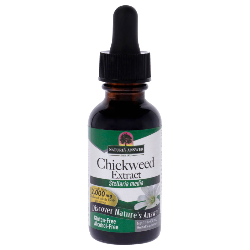 Natures Answer Chickweed Extract AF - 2000mg by Natures Answer for Unisex - 1 oz Dietary Supplement