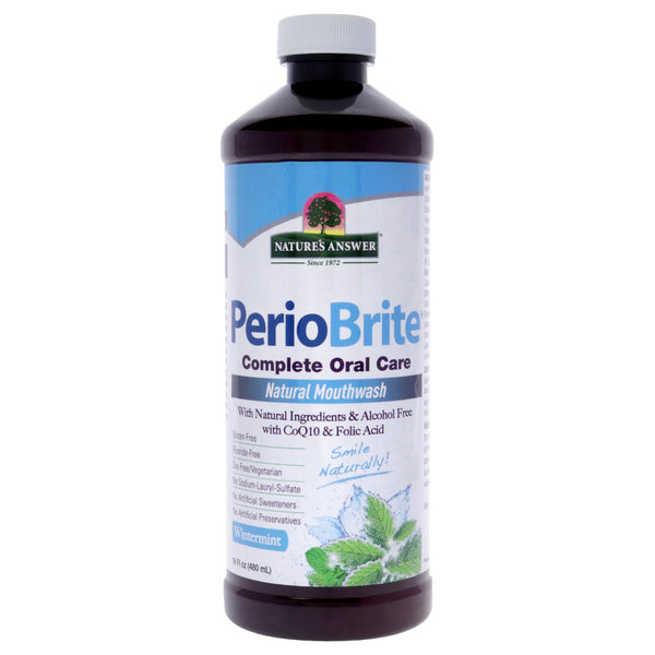 Natures Answer Periobrite Mouthwash - Wintermint by Natures Answer for Unisex - 16 oz Mouth Wash