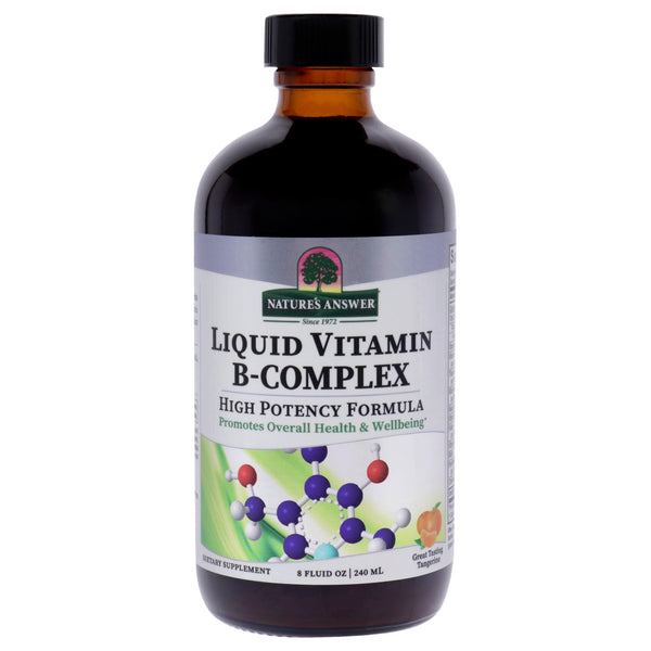 Natures Answer Liquid B-Complex Vitamin by Natures Answer for Unisex - 8 oz Dietary Supplement