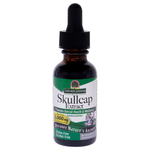 Natures Answer Skullcap Extract AF - 2000mg by Natures Answer for Unisex - 1 oz Dietary Supplement