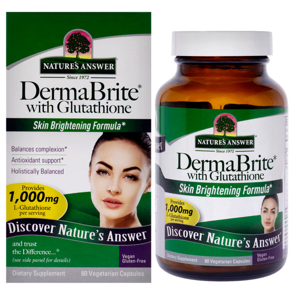 Natures Answer Dermabrite Capsules - 1000mg by Natures Answer for Unisex -  60 Count Capsules  Fresh Beauty Co. New Zealand