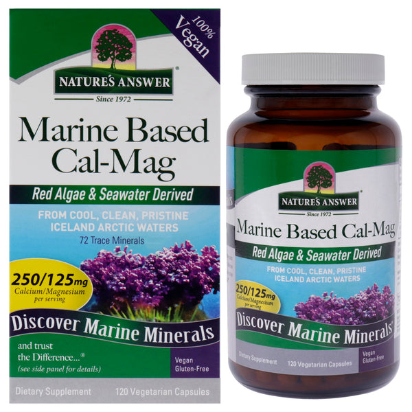 Natures Answer Marine Based Cal-Mag - 250-125mg by Natures Answer for Unisex - 120 Count Capsules