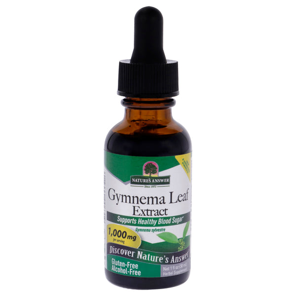 Natures Answer Gymnema Leaf Extract AF - 1000mg by Natures Answer for Unisex - 1 oz Dietary Supplement