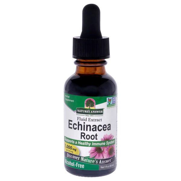 Natures Answer Echinacea Root Extract AF - 1000 mg by Natures Answer for Unisex - 1 oz Dietary Supplement