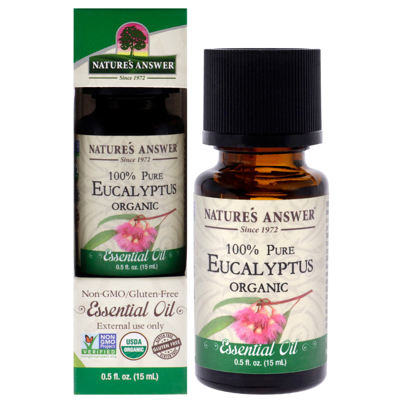 Natures Answer Essential Oil Organic - Eucalyptus by Natures Answer for Unisex - 0.5 oz Oil