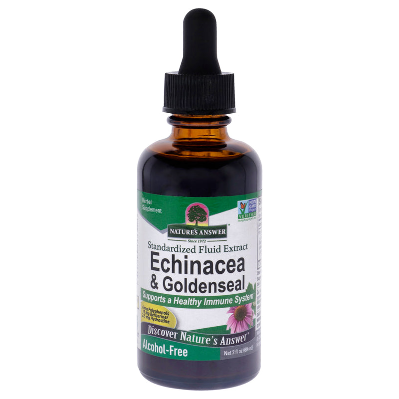 Natures Answer Echinacea and Golden Seal by Natures Answer for Unisex - 2 oz Dietary Supplement