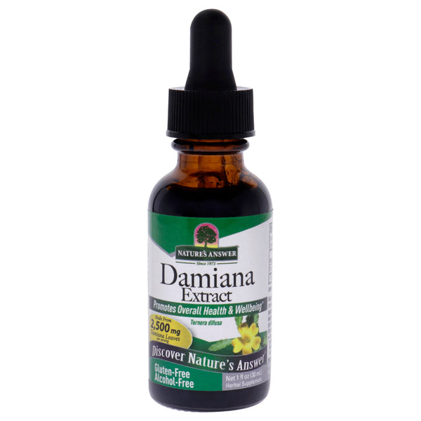 Natures Answer Damiana Extract - 2500mg by Natures Answer for Women - 1 oz Dietary Supplement