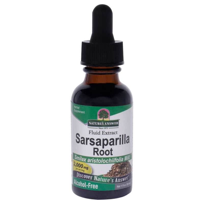 Natures Answer Sarsaparrilla Root AF - 2000mg by Natures Answer for Unisex - 1 oz Dietary Supplement