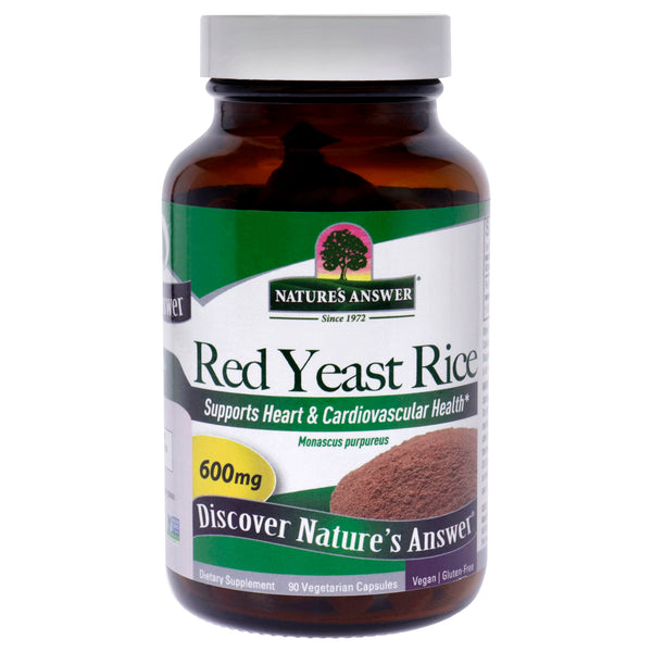 Natures Answer Red Yeast Rice - 600mg by Natures Answer for Unisex - 90 Count Capsules