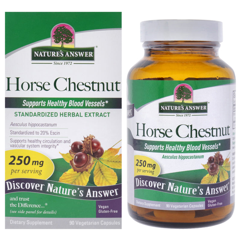 Natures Answer Horse Chestnut - 250mg by Natures Answer for Unisex - 90 Count Capsules