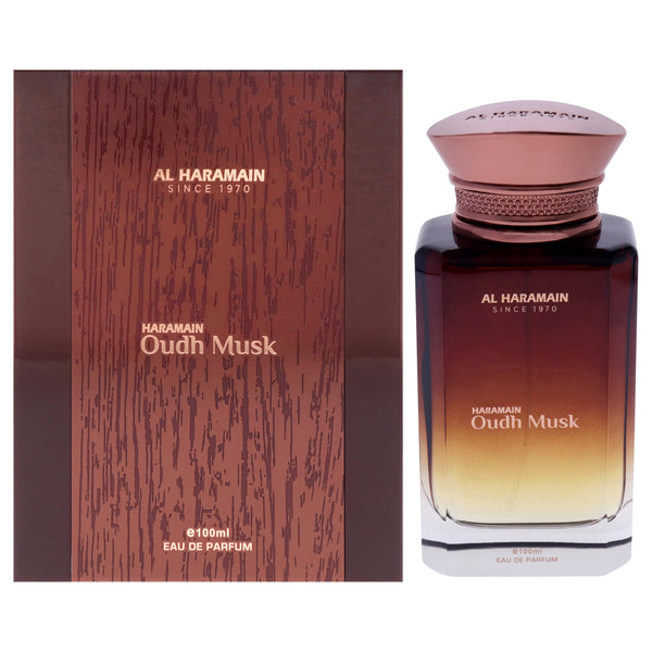 Al Haramain Oudh Musk by Al Haramain for Men - 3.33 oz EDP Spray