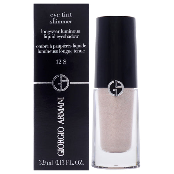 Giorgio Armani Eye Tint Shimmer Liquid Eyeshadow - 12S Shell by Giorgio Armani for Women - 0.13 oz Eye Shadow