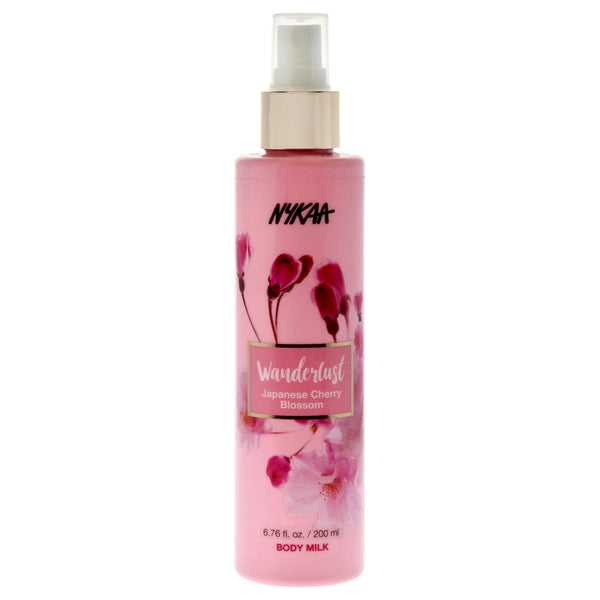 Nykaa Naturals Wanderlust Body Milk - Japanese Cherry Blossom by Nykaa Naturals for Women - 6.76 oz Body Milk