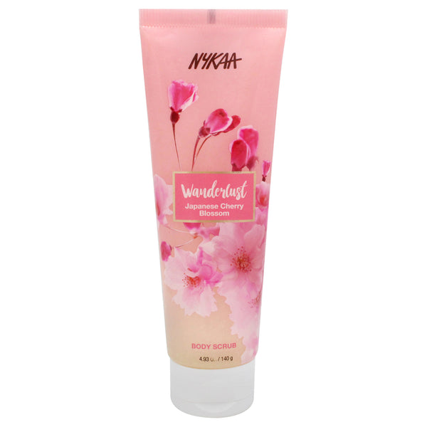 Nykaa Naturals Wanderlust Body Scrub - Japanese Cherry Blossom by Nykaa Naturals for Women - 4.93 oz Scrub