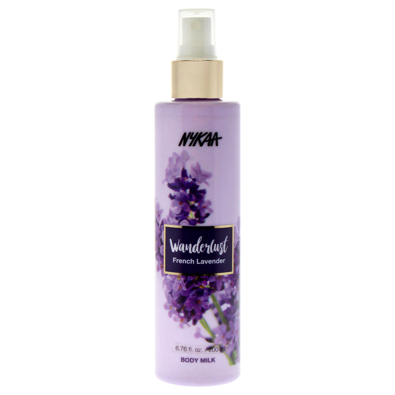 Nykaa Naturals Wanderlust Body Milk - French Lavender by Nykaa Naturals for Women - 6.76 oz Body Milk