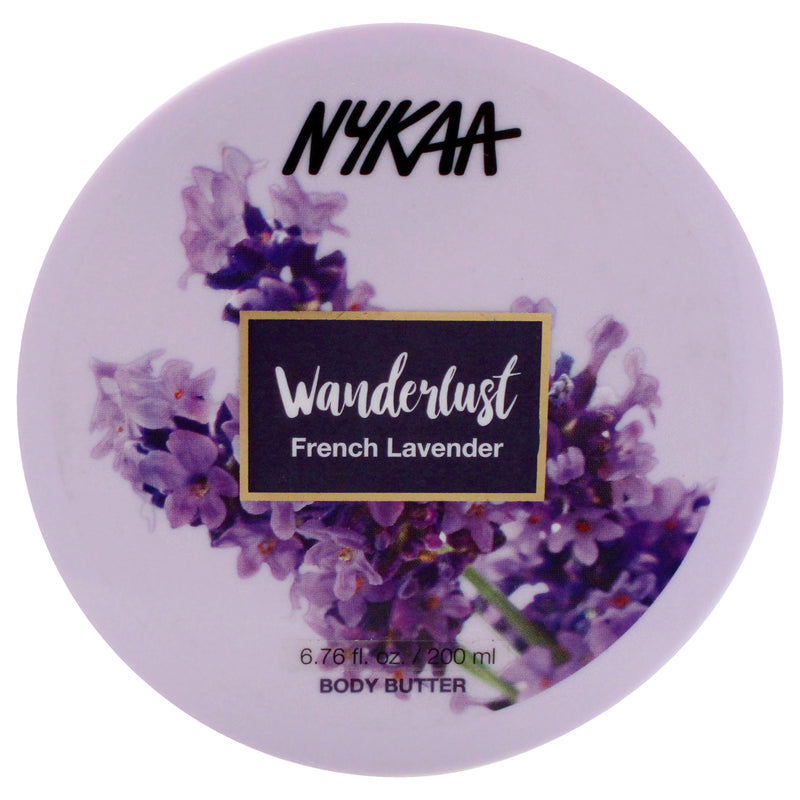 Nykaa Naturals Wanderlust Body Butter - French Lavender by Nykaa Naturals for Women - 6.76 oz Body Cream