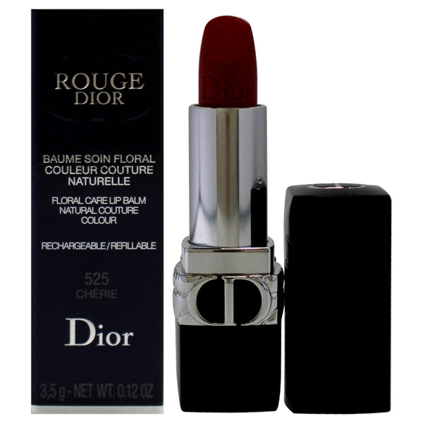 Christian Dior Rouge Dior Floral Care Lip Balm Satin - 525 Cherie by Christian Dior for Women - 0.12 oz Lip Balm (Refillable)