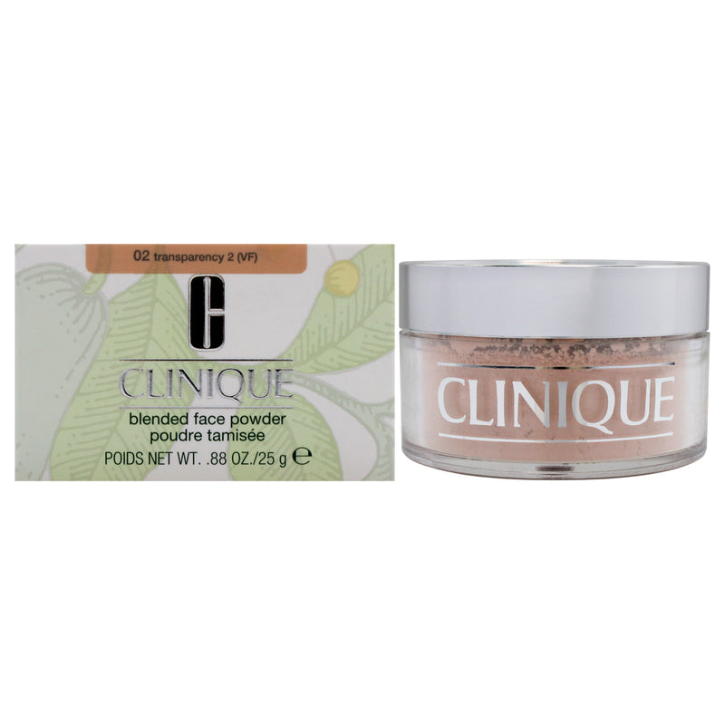 Clinique Blended Face Powder- 02 Transparency by Clinique for Women - 0.88 oz Powder