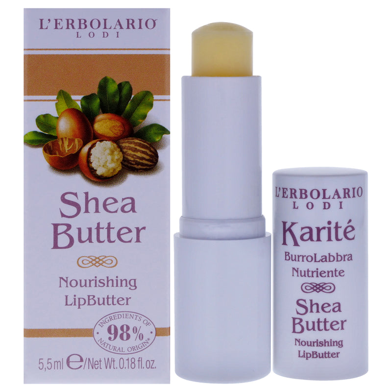 LErbolario Nourishing Lips Butter - Shea Butter by LErbolario for Women - 0.18 oz Lip Balm