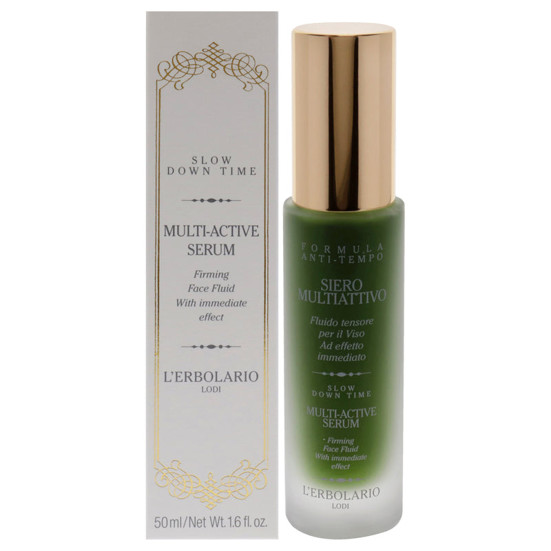 LErbolario Slow Down Time Multi-Active Face Serum by LErbolario for Women - 1.6 oz Serum