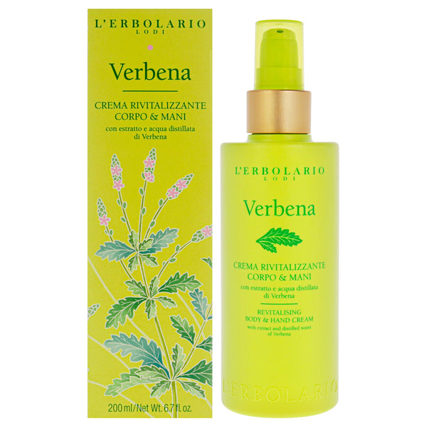 LErbolario Revitalising Body and Hand Cream - Verbena by LErbolario for Unisex - 6.7 oz Cream