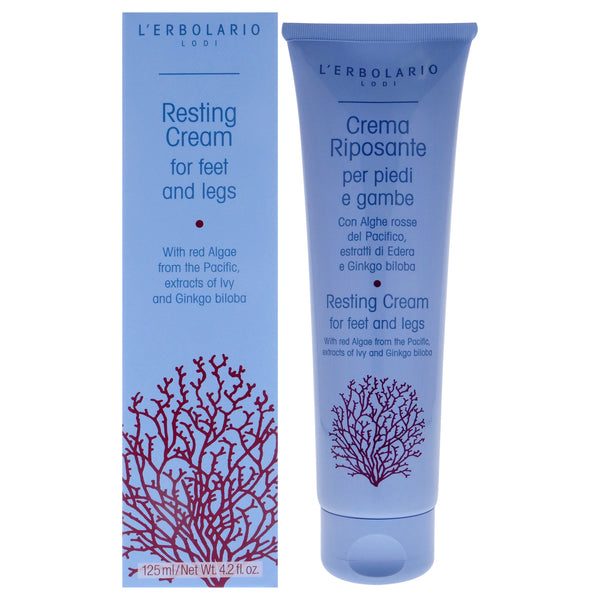 LErbolario Resting Cream for Feet and Legs by LErbolario for Unisex - 4.2 oz Cream