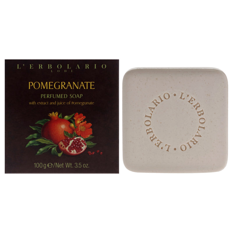 Perfumed Soap - Pomegranate by LErbolario for Unisex - 3.5 oz Soap