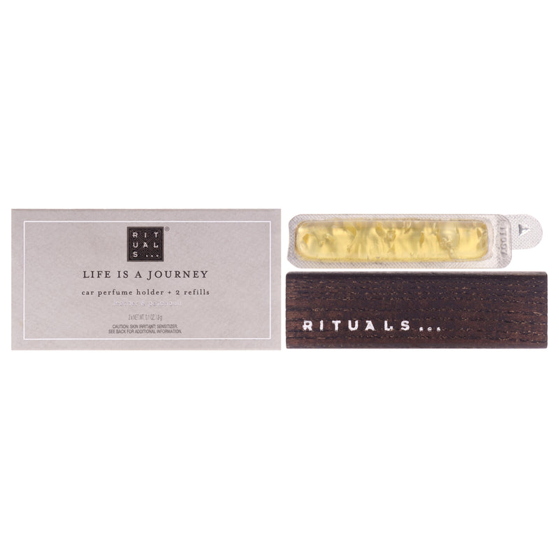 Rituals Life is a Journey - Leather and Patchouli by Rituals for Unisex - 2 x 0.10 oz Car Fragrance