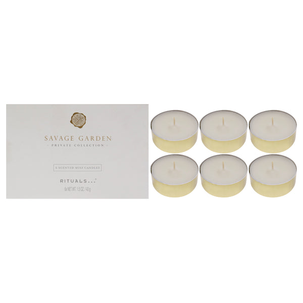 Rituals Savage Garden Scented Mini Candles by Rituals for Unisex - 6 x 1.5 oz Candle