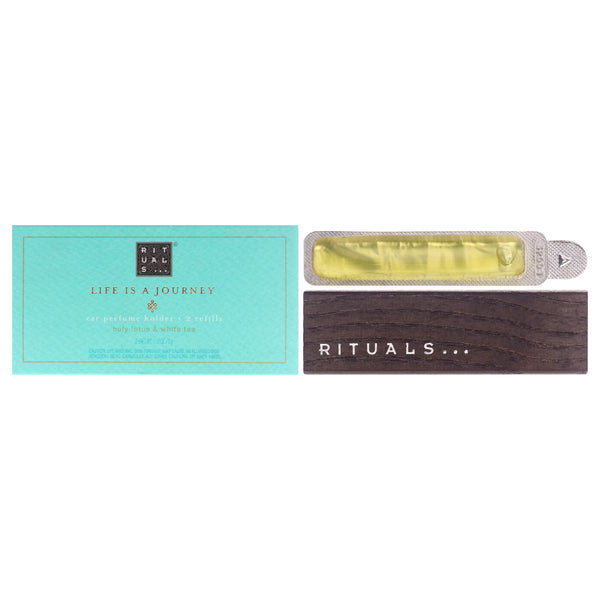Rituals Life is a Journey - Holy Lotus and White Tea by Rituals for Unisex - 2 x 0.10 oz Car Fragrance