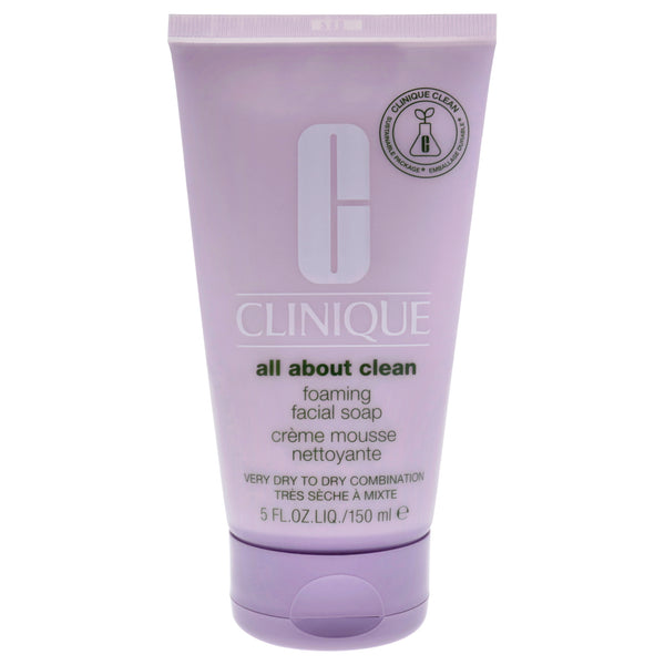 Clinique All About Clean Foaming Facial Soap by Clinique for Women - 5 oz Soap