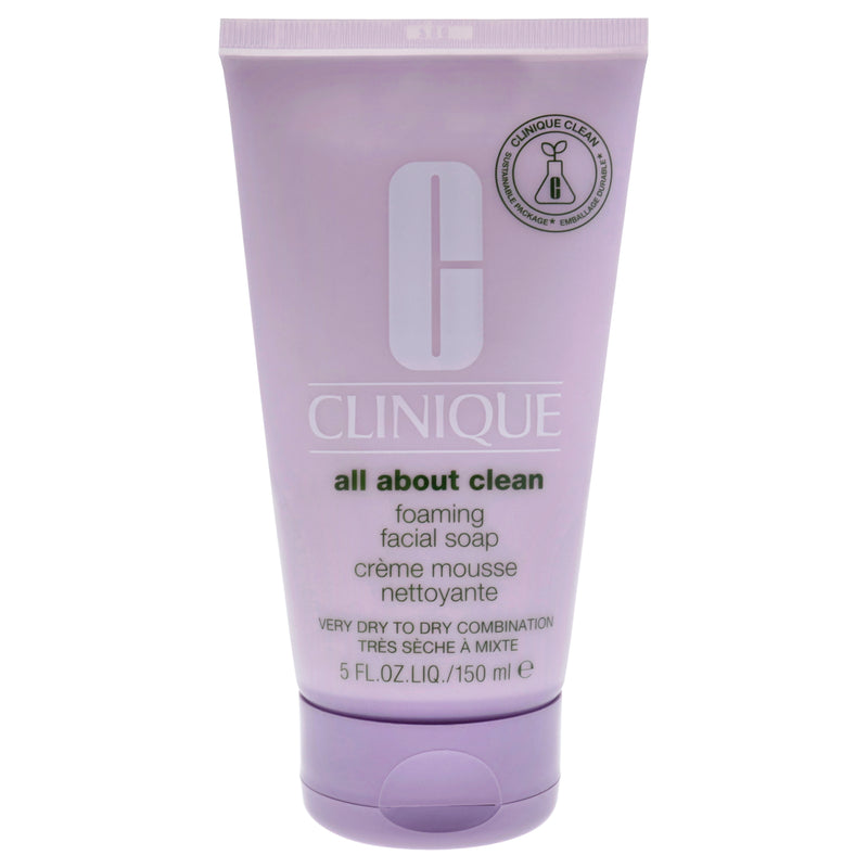 Clinique All About Clean Foaming Facial Soap by Clinique for Women - 5 oz Soap