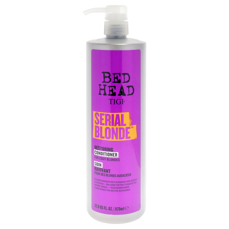 Bed Head Serial Blonde Conditioner by TIGI for Unisex - 32.8 oz Conditioner