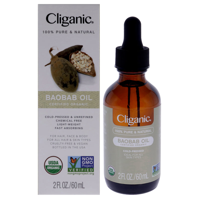 Cliganic Organic Baobab by Cliganic for Unisex - 2 oz Oil