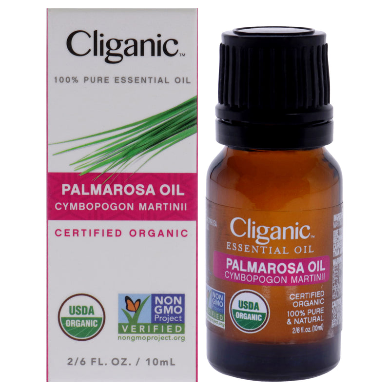 Cliganic Organic Palmarosa by Cliganic for Unisex - 0.33 oz Oil