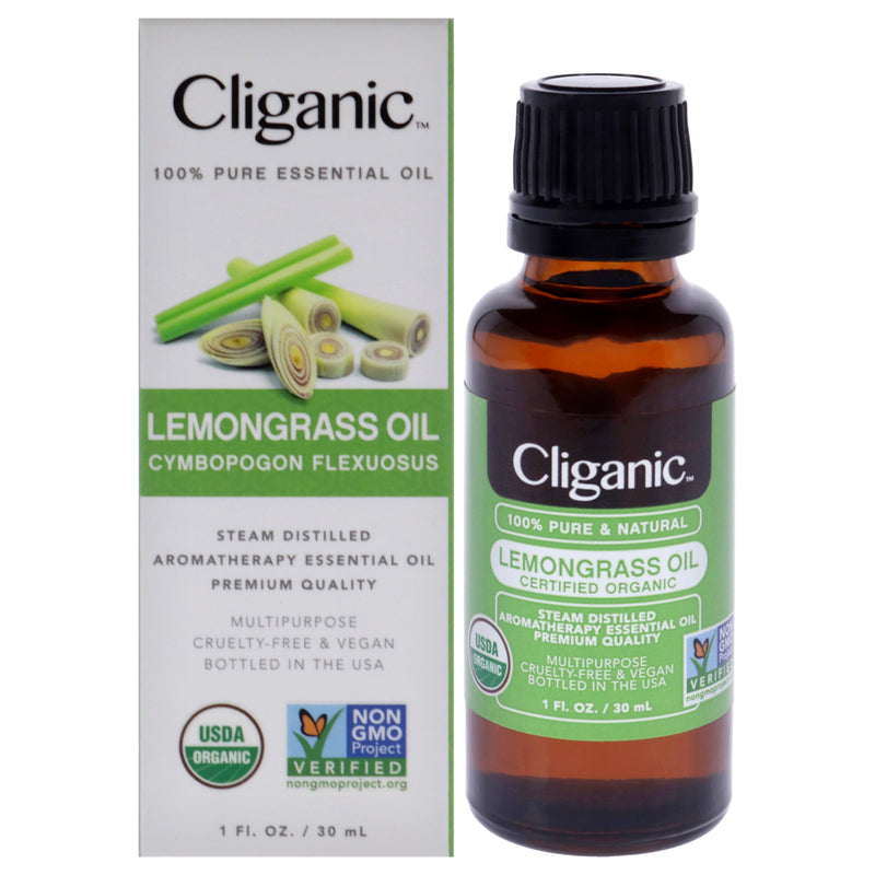 Cliganic Organic Lemongrass by Cliganic for Unisex - 1 oz Oil