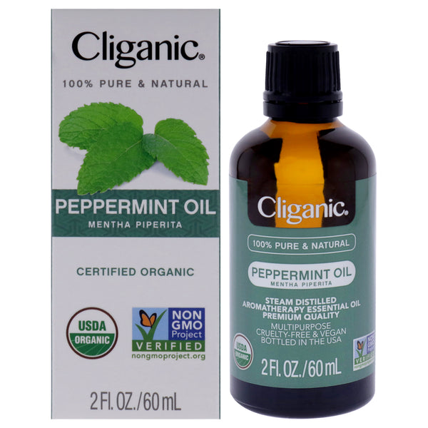 Cliganic Organic Peppermint by Cliganic for Unisex - 2 oz Oil