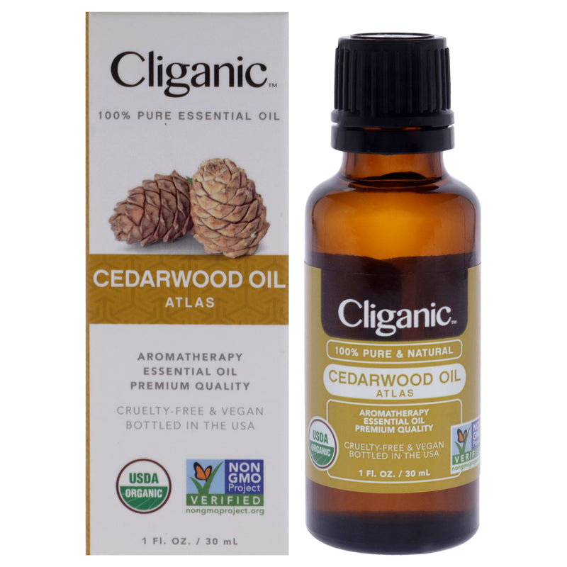 Cliganic Organic Cedarwood by Cliganic for Unisex - 1 oz Oil