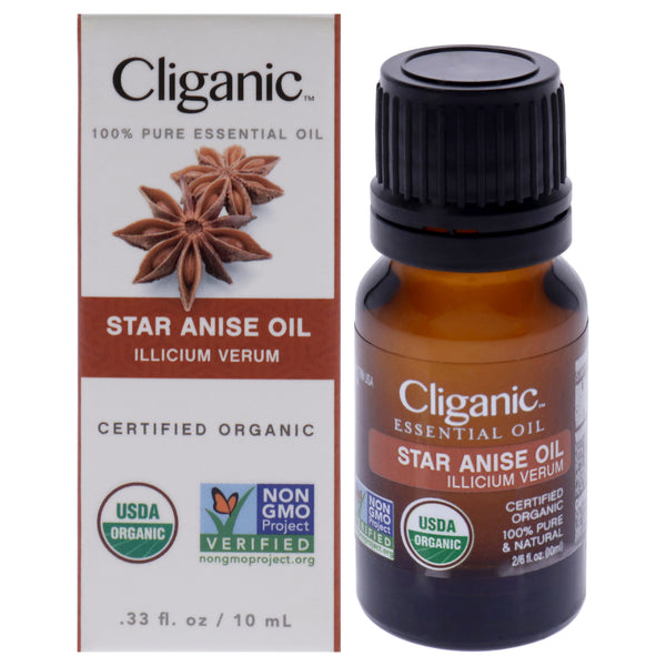 Cliganic Organic Star Anise by Cliganic for Unisex - 0.33 oz Oil