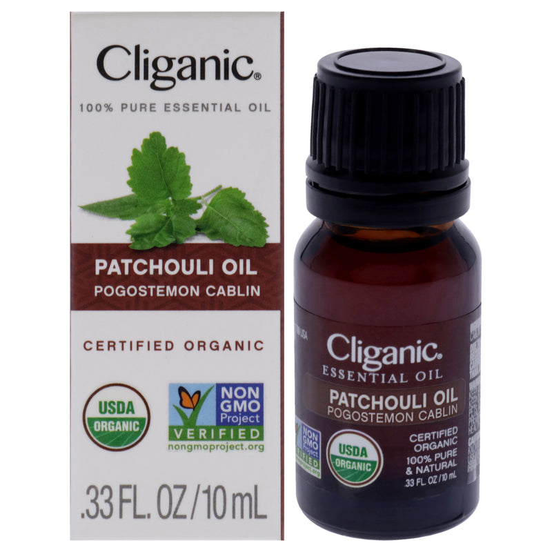 Cliganic Organic Patchouli by Cliganic for Unisex - 0.33 oz Oil