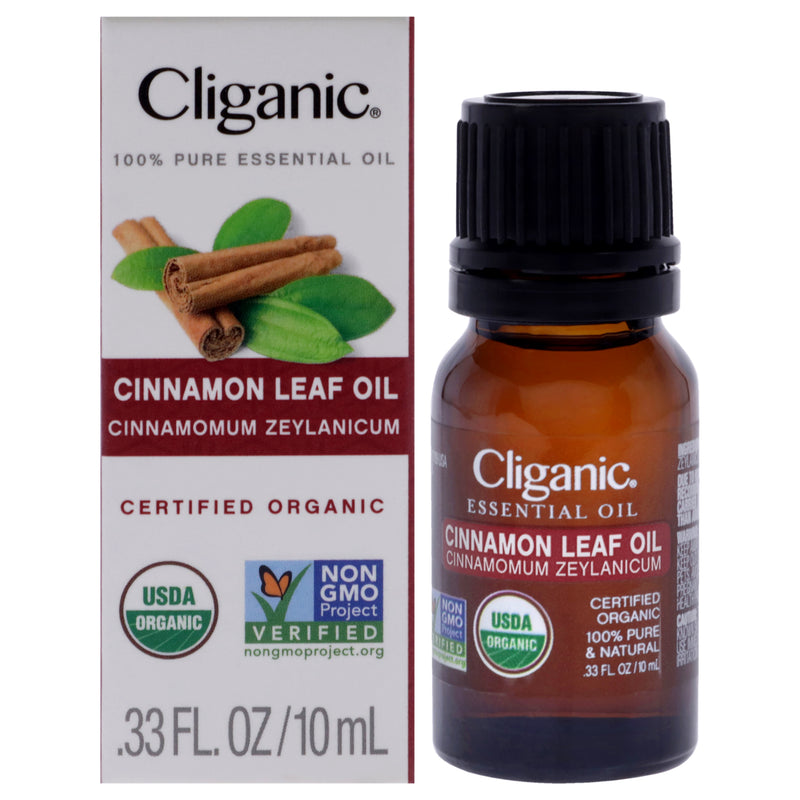 Cliganic Organic Cinnamon Leaf by Cliganic for Unisex - 0.33 oz Oil