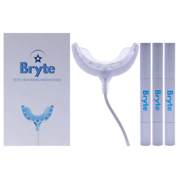 Bryte Wired Led Teeth Whitening Kit by Bryte for Unisex - 4 Pc 3 Teeth Whitening Gel Pens, Wired Smart Phone Whitening