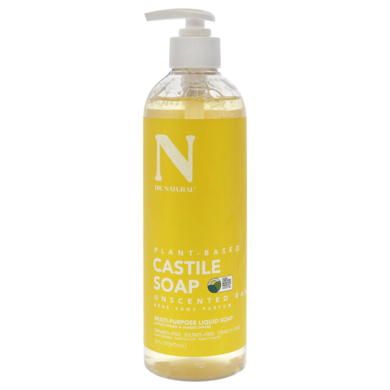 Dr. Natural Castile Liquid Soap - Unscented Baby by Dr. Natural for Unisex - 16 oz Soap