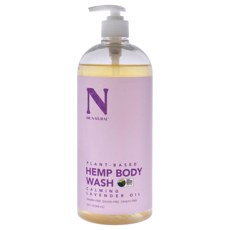 Dr. Natural Body Wash - Hemp with Lavender by Dr. Natural for Unisex - 32 oz Body Wash